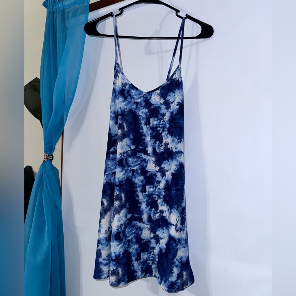 Women’s Blue Planet Gold Dress Small